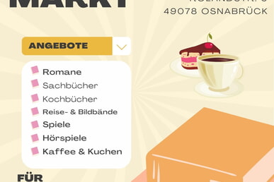 Bücherflohmarkt 13.09. ab 10 Uhr